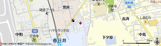 愛知県春日井市春日井町土合4周辺の地図
