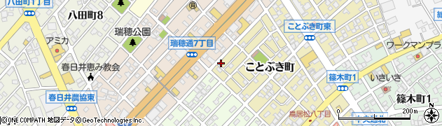 愛知県春日井市ことぶき町232周辺の地図