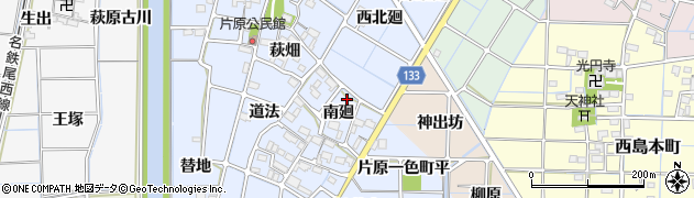 愛知県稲沢市片原一色町（南廻）周辺の地図