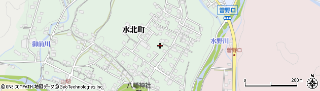 愛知県瀬戸市水北町周辺の地図