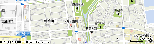 ダイソー春日井朝宮店周辺の地図