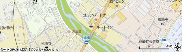 松屋 彦根店周辺の地図