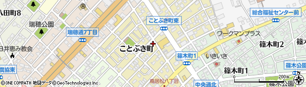 愛知県春日井市ことぶき町43周辺の地図