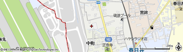 愛知県春日井市春日井上ノ町上ノ町16周辺の地図