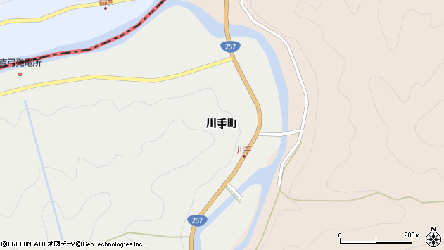 〒441-2517 愛知県豊田市川手町の地図