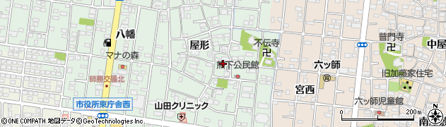 愛知県北名古屋市熊之庄屋形3318周辺の地図