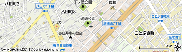愛知県春日井市瑞穂通7丁目周辺の地図