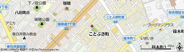 愛知県春日井市ことぶき町161周辺の地図