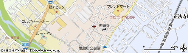 滋賀県彦根市地蔵町217周辺の地図
