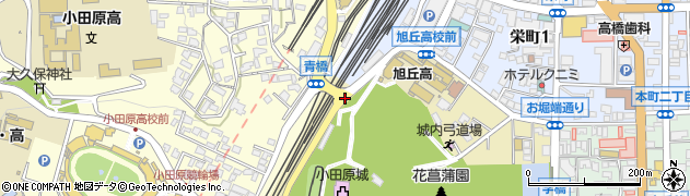 青橋東側周辺の地図