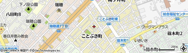 愛知県春日井市ことぶき町94周辺の地図