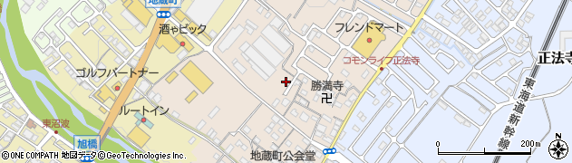 滋賀県彦根市地蔵町216周辺の地図
