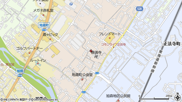 〒522-0029 滋賀県彦根市地蔵町の地図