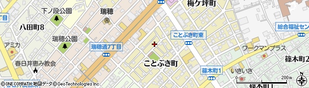 愛知県春日井市ことぶき町165周辺の地図