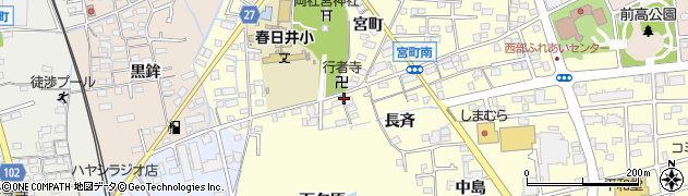 愛知県春日井市宮町（宮町）周辺の地図