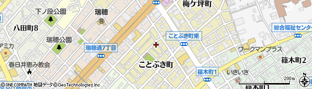 愛知県春日井市ことぶき町96周辺の地図