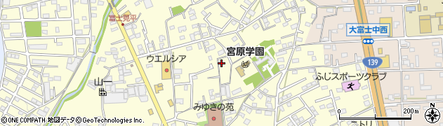 静岡県富士宮市宮原325周辺の地図