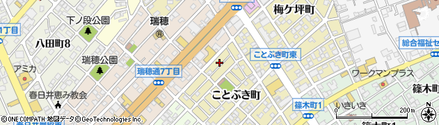 愛知県春日井市ことぶき町205周辺の地図