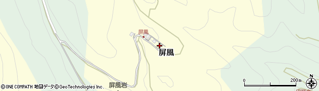 滋賀県多賀町（犬上郡）屏風周辺の地図