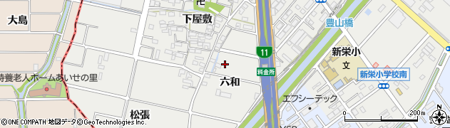 愛知県西春日井郡豊山町青山六和57周辺の地図