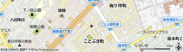 愛知県春日井市ことぶき町174周辺の地図