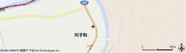 愛知県豊田市川手町（前田）周辺の地図
