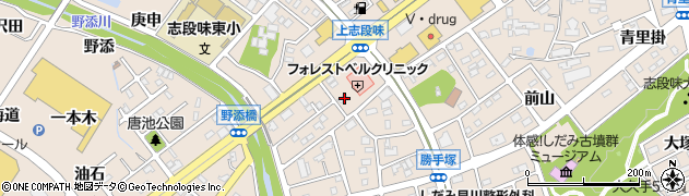 愛知県名古屋市守山区上志段味羽根前594周辺の地図