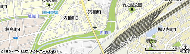 愛知県春日井市穴橋町1412周辺の地図