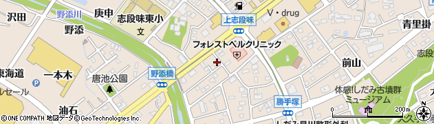 愛知県名古屋市守山区上志段味羽根前周辺の地図