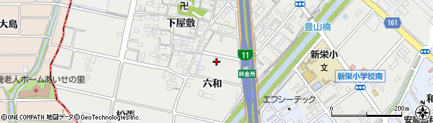 愛知県西春日井郡豊山町青山六和67周辺の地図