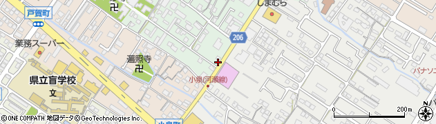 ホワイト急便平田店周辺の地図