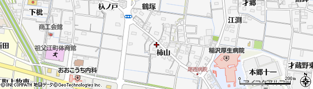 愛知県稲沢市祖父江町山崎柿山31周辺の地図