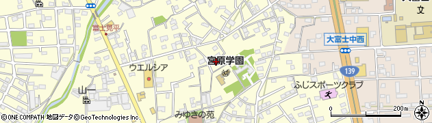 静岡県富士宮市宮原483周辺の地図
