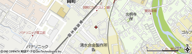 滋賀県彦根市岡町61周辺の地図