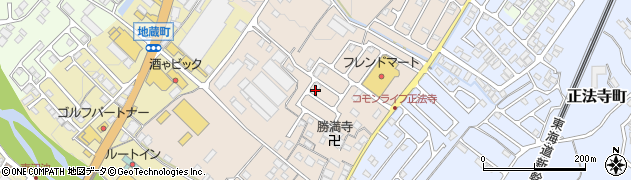 滋賀県彦根市地蔵町195周辺の地図