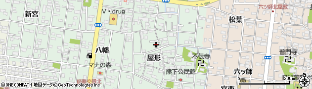 愛知県北名古屋市熊之庄屋形3282周辺の地図