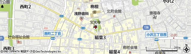 宝光寺周辺の地図