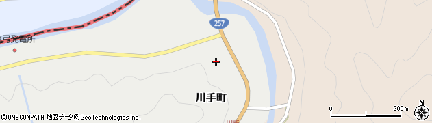 愛知県豊田市川手町（ハネ）周辺の地図