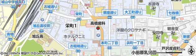 高橋歯科医院周辺の地図