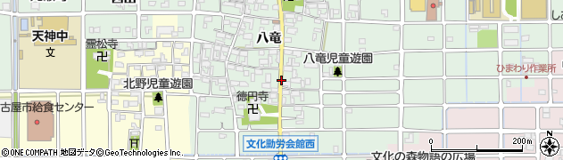愛知県北名古屋市法成寺辰巳周辺の地図