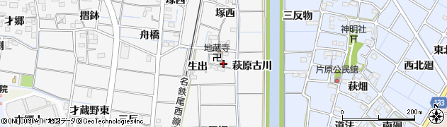 愛知県稲沢市祖父江町山崎塚西92周辺の地図
