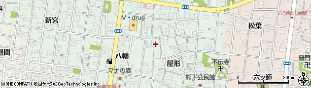 愛知県北名古屋市熊之庄屋形3301周辺の地図