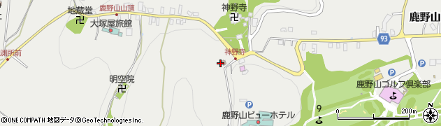 鹿野山自治会館周辺の地図
