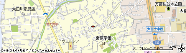 静岡県富士宮市宮原302周辺の地図