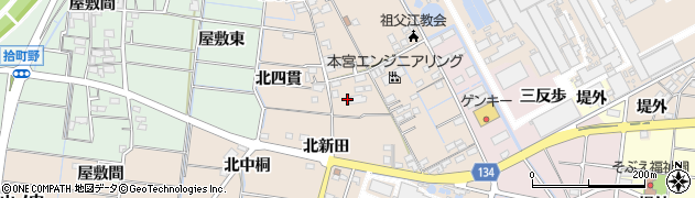 愛知県稲沢市祖父江町四貫東堤外1033周辺の地図