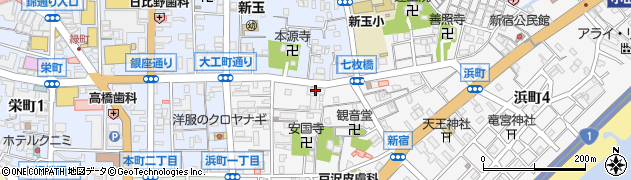 報徳自動車株式会社　小田原営業所タクシー配車センター周辺の地図