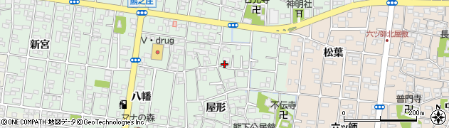 愛知県北名古屋市熊之庄屋形3255周辺の地図