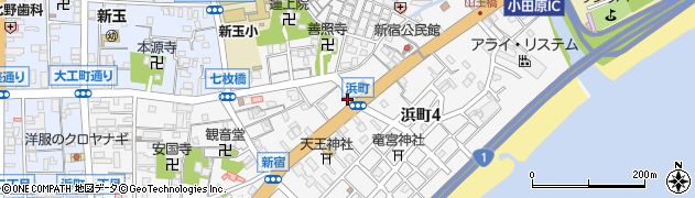 神谷理容館周辺の地図