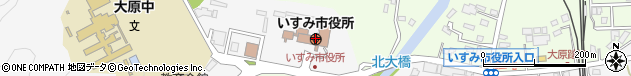 千葉県いすみ市周辺の地図