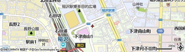 トヨタレンタリース愛知稲沢駅東口店周辺の地図